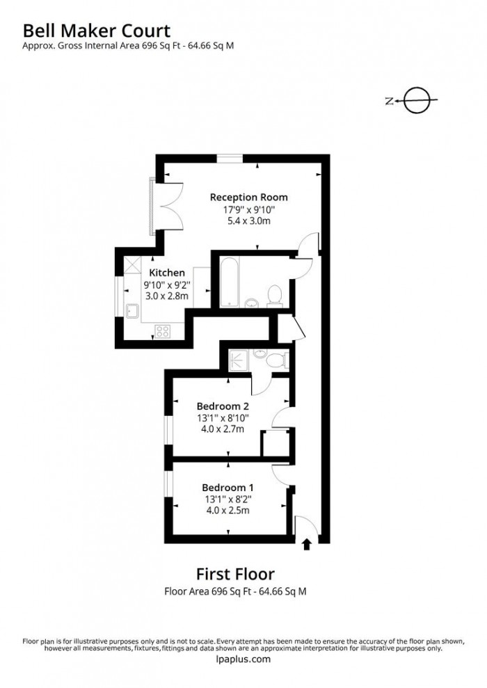 Floorplan for 29 Bellmaker Court, E3