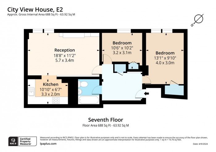 Floorplan for 707, E2