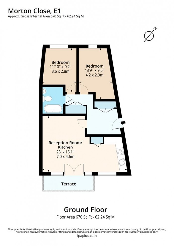 Floorplan for 77, E1