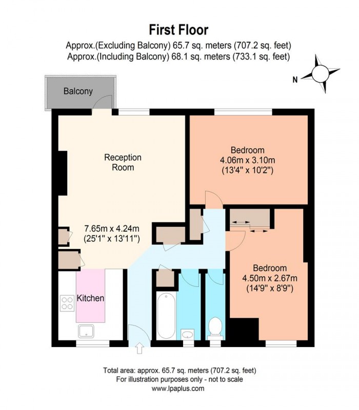 Floorplan for 12 Mary MacArthur House, E2