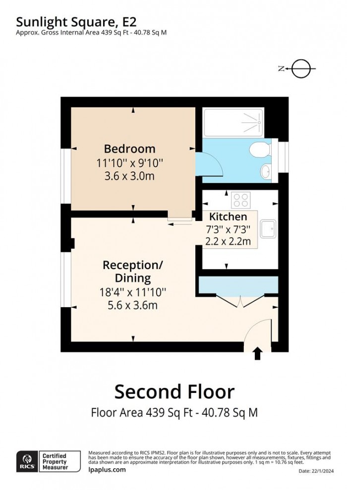 Floorplan for 57, E2