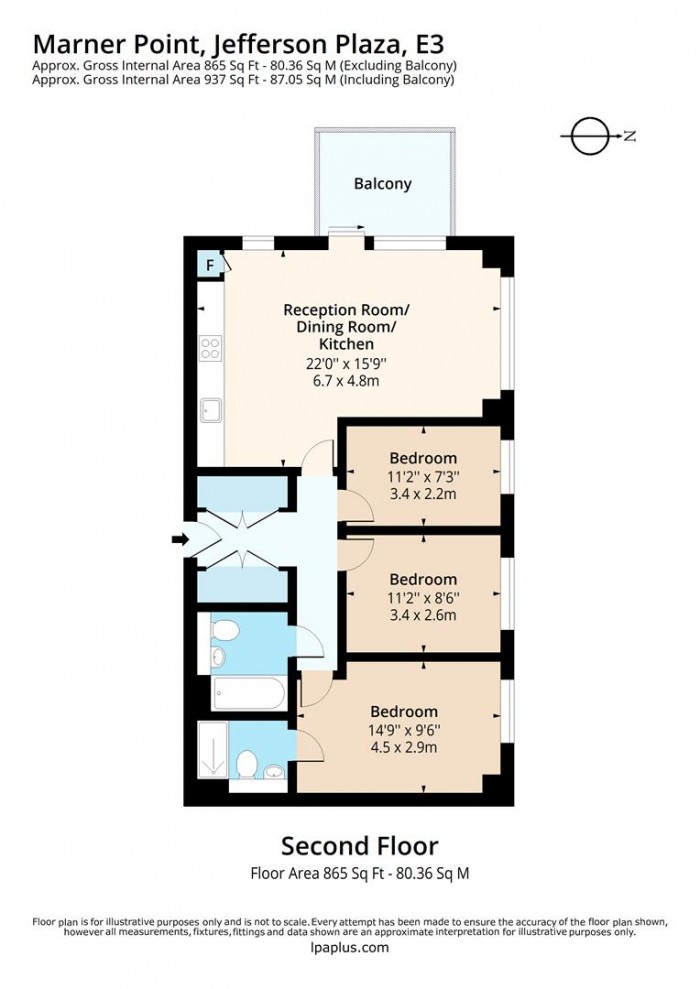 Floorplan for 17 Marner Point, E3