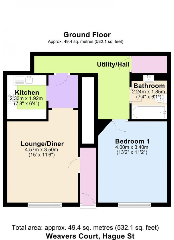 Floorplan for 7, E2